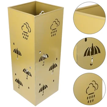 Метална поставка за чадъри, държач за бастуни, поставка за чадъри, за съхранение за вашия домашен офис