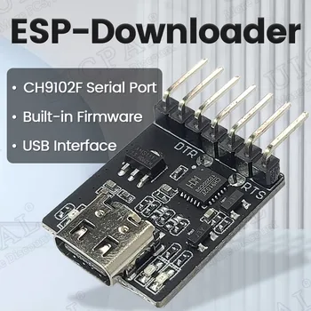 CH9102F Модул Буутлоудъра на Чип за Запис на Програми за ESP32 MINI TYPE-C, USB към UART RS232 RS485 Сериен Порт за Зареждане на 7Pin