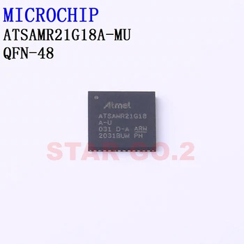 2PCSx Микроконтролер с микросхемой ATSAMR21G18A-MU QFN-48 МИКРОЧИПА