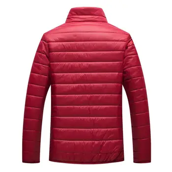 Гъст зимно палто Мъжко зимно памучни палто с яка издържа на удебелени облицовки, топло, ветрозащитное, с мек дълъг ръкав, остриета за студ