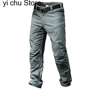 Нови Военно-тактически панталони-карго, мъжки Армейските бойни панталони със специално предназначение, непромокаеми панталони с много джобове