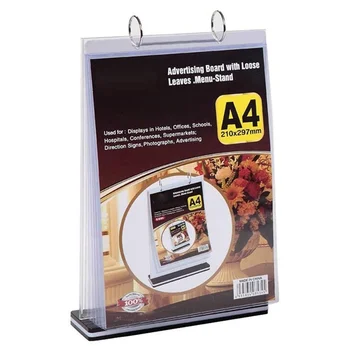 Многостраничная поставка за визитки А4 с панти капак, стойка за етикети, Подвижна стойка за бизнес меню