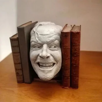 Ето Джони Bookend Скулптура от лъскава смола Десктоп украса bookend библиотечна лавица за книги украса за дома, Оригиналност, Новост