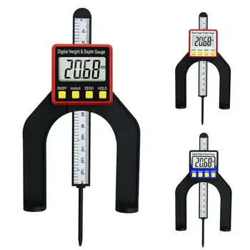 Цифров глубиномер LCD измерители на височината на Calipers С магнитни крака За фрезоване маси Дърводелски Измервателни инструменти