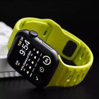 Спортен Каишка За Apple Watch Band 44mm 49мм 45 мм 42мм 41мм 40 мм аксесоари гривна correa iwatch Series 8 7 6 5 4 3 se ultra