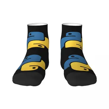 Кавайные Чорапи с Питоном За Жени И Мъже, Топли Чорапи С Програмиране на с 3D-принтом, Спортни и Футболни Чорапи