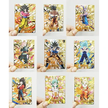 13 Стилове На Dragon Ball Goku Борба Зеленчуци Мъжки Шорти За Къпане Bulma Android 18 Метална Карта Класическа Игра Колекция От Аниме Подаръчни Карти Играчки