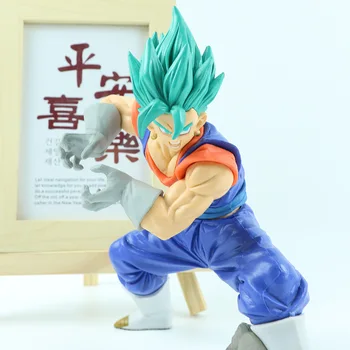 Dragon Ball Z Gogeta Тъмно синьо стои АНИМЕ-фигурка от PVC Goku Super Saiyan борба зеленчуци Модел играчки