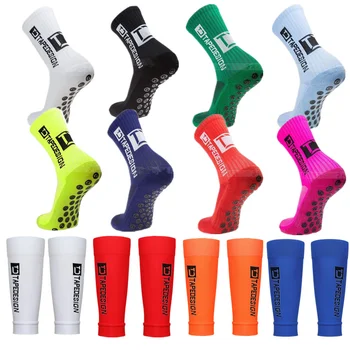 Нови футболни чорапи 2023 г., нескользящие, с високо качество, меки дишащи, сгъстено, за спорт, колоездене, гамаши, за жени, мъже