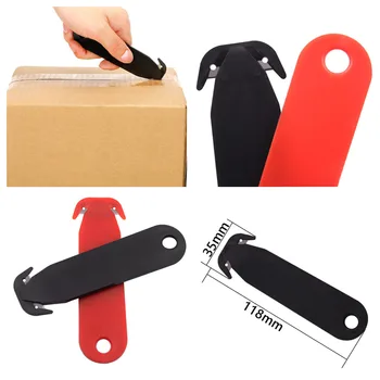 Ново записване, 1 бр. Мини-пластмасов нож за отваряне на писма, Остър нож за отваряне на пощенски плик, Защитен нож за хартия, Студентски нож, канцеларски материали, Ученически пособия