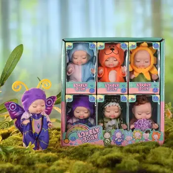 1 комплект от 6 симулиране на горската кукла реборн Бейби бионическая успокояваща кукла, аксесоари за кукли, играчки за момичета