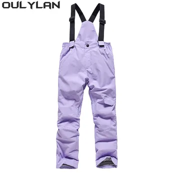 Oulyaln Спорт на открито, високо качество на ветроупорен водоустойчиви топли зимни панталони, ски панталони за сноуборд, зимни ски панталони за мъже и жени