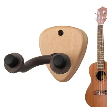 Стенни закачалки за китара Дървена стойка за китара Кука Скоба Устойчива Закачалка за чело и цигулка с монтиран на стената рафтове за изложба на стоки за домашно студио