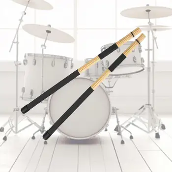 Бамбукови барабанни пръчки с дължина 15,75 инча С гладки захватами Създават лек звук за акустично изпълнение на рок-група