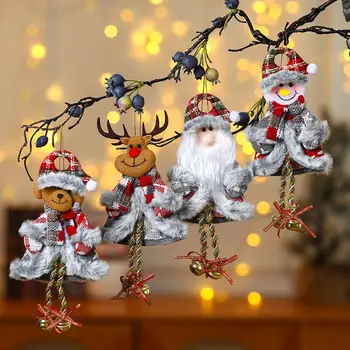 Коледна висулка Фина работа Коледно дърво Подвесная кукла Украса за партита Празнична Декорация на дома