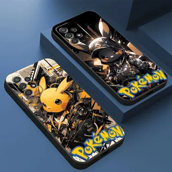 Калъф Pokemon Pikachu Gengar Калъф за телефон Samsung Galaxy A10s A02s A10e A20e A10 A03s А01 А02 A50 A70 A90 A30 A40 A20 A20s