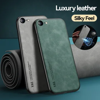 Магнитна Чанта От Агнешка кожа За iPhone SE 2020 SE 2022 iPhone 7 8 8 7 Plus Plus XS XR XS Max Cover