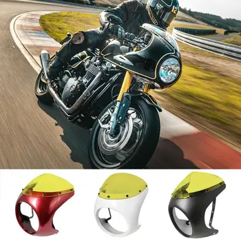 Нов мотоциклет контрастен цвят на предното стъкло за мотоциклет Suzuki, универсален протектор обтекател на предното стъкло