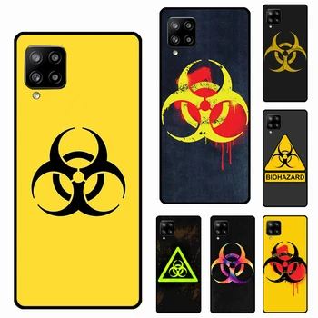 Калъф с логото на Biohazard Symbol За Samsung Galaxy A52 A72 A32 A12 A21S A20e A40 A50 A70 A11 A31 A41 A51 A71 Калъф