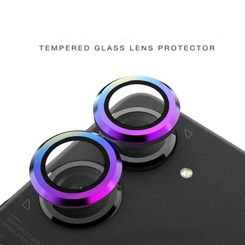 Защитно стъкло за камера за задно виждане за Asus Zenfone 9 Защита на обектива на камерата Метално стъкло пръстен Калъф Стикер на филм Zenfone10 9Back