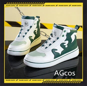AGCOS Game Genshin Impact XIAO; Парусиновая обувки за cosplay; мъжка мода, спортно ежедневни обувки
