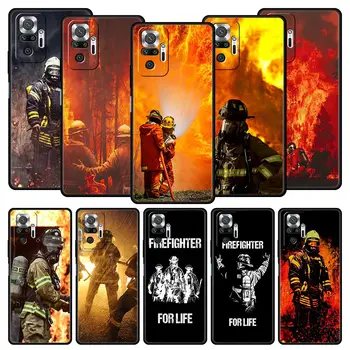 Герои-пожарникари Пожарникар За Redmi 10В Калъф За Xiaomi Redmi Note 12 11 Pro Plus Калъф за телефон 10S 9S 9 9T 8T 9C 9A 8 8A 7 Калъф