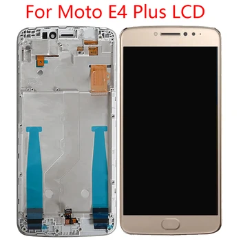 За Motorola E4 Plus Дисплей LCD Сензорен дисплей Рамка Дигитайзер Оригинален За МОТО E4 Plus XT1770 XT1773 XT1771 XT1772 LCD дисплей