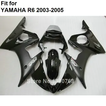 Висококачествени пластмасови обтекатели за Yamaha матово-черен YZF R6 2003 2004 2005 Комплект мотоциклетни обтекателей YZFR6 03 04 05 BC37