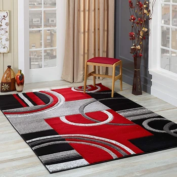 Скандинавските абстрактни килими за домашен интериор хол-разтегателен диван-маса, подложки с голяма площ, модерен домашен входната изтривалка, нескользящий подложка за пода