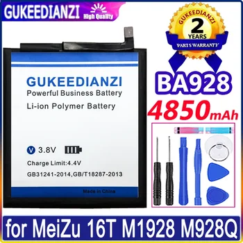 4850 mah GUKEEDIANZI BA928 Батерия за MeiZu 16T M1928 M928Q висок Клас Батерия Batterij + Номер за проследяване