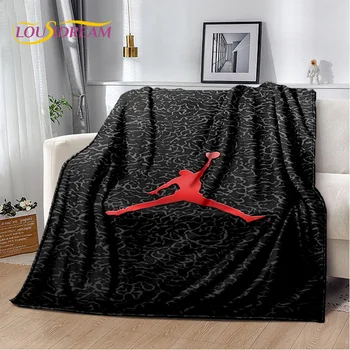 3D creative спортно одеяло за баскетбол, мека постилка за дома, легла, мека мебел, пикник, туристически, офис, покривки за почивка, одеяло в подарък