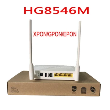HG8546M GPON ONU EPON ONT Ftth оптичен с 1ge + 3fe + 2.4 G Wifi + Usb + Voice TEL С Нов софтуер на английски език