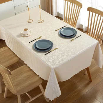 Маслостойкая и моющаяся правоъгълна хотелската покривка, домашен маса за хранене, холна маса и подложка за маса