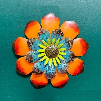 Стенен висулка на верандата на Американския градина, Открит Железен Цвете, Творческа Декорация на стените у дома, Слънчев цветя, Декорация на детската градина