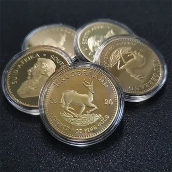 Южна Африка, Саудитска Арабия Златна Монета Крюгерранда с тегло 1 унция, Деноминирани в знак на Пол Крюгер, Колекционерски Монети