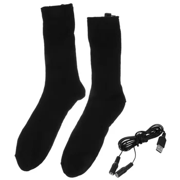 Чорапи с подгряване, Електрически батерии, Отопление чорапи с дистанционно управление, памук, умен Топло Мъж