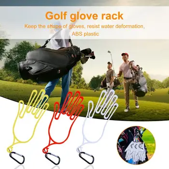 Висококачествен и издръжлив на опън титуляр за ръкавици за голф от ABS-пластмаса, спортни аксесоари, Поставка за ръкавици за голф, Трайни аксесоари за голф