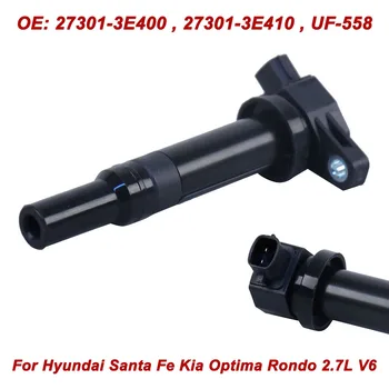 Високо качество на Бобината 27301-3E400 273013E400 За Hyundai Santa Fe V6 Kia Optima Rondo 2.7 L UF-558 UF558 27301-3E410 5C1624