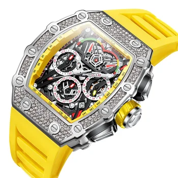 2023 Модерен мъжки механични часовници на Луксозни от водеща марка ONOLA Автоматични часовници Мъжки бизнес водоустойчив спортен часовник Директен доставка