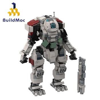 BuildMoc Titanfall 2 Scorch Титан Robot Набор от Градивни блокове Battle Mecha Soldiers Тухли Играта 