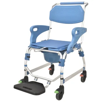 Столче за вана със седалка за саксията на възрастните хора, столче за хранене, тоалетна количка, столче за хранене, тоалетна количка за инвалиди, столче за хранене, тоалетна количка, столове-тоалетни чинии