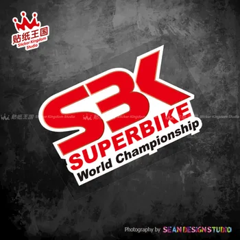 За шлем SBK Супербайк мотоциклетни етикети са водоустойчиви етикети 05