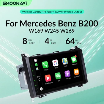 4 GB 64 GB Безжични Carplay GPS Wifi AI Гласово Автомобилното Радио За Mercedes Sprinter W906 Benz B200 A B Class W245 W169 Vito Viano W639