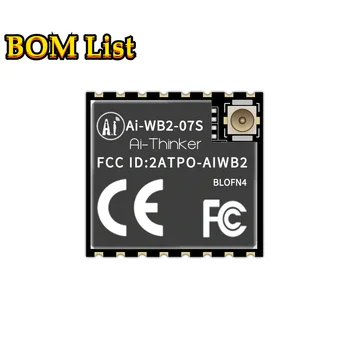 Ai-WB2-07S Ai-WB2 2.4 G WiFi + Bluetooth-съвместими модул МОЖНО 5.0 Mesh Безжичен Чип BL602 4 MB Флаш памет