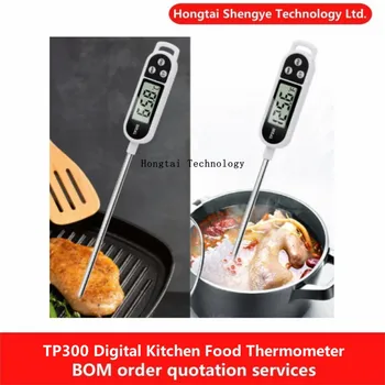TP300 Дигитален Кухненски термометър за готвене на месо, храни сонда за барбекю, Електронна готварска печка, Хранително-вкусовата термометър, инструмент