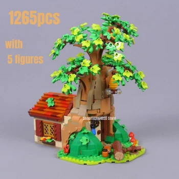 1265 бр. Къща с анимационни мечка, градивни елементи, на модел на Къщата на дървото, подходящи за 21326 Играчки за деца, подарък за Коледа