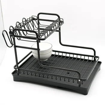 Нова алуминиева Мивка за миене на чинии, сушилник за съдове за готвене, Кухненска мивка, сушилни за съдове